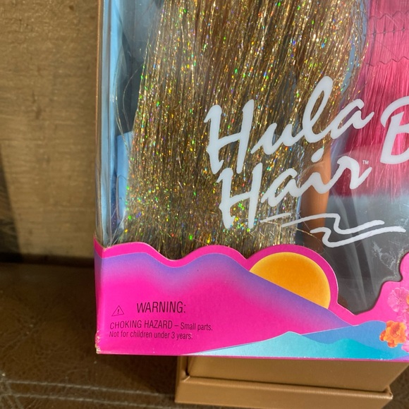 Vintage 1996 Mattel #17047 Hula Hair Barbie Doll NRFB Articulated Fashion Doll - Picture 7 of 15